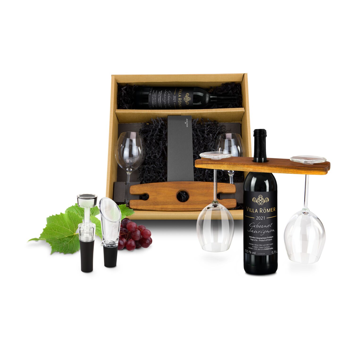 Geschenkset / Präsenteset: Rotwein Deluxe