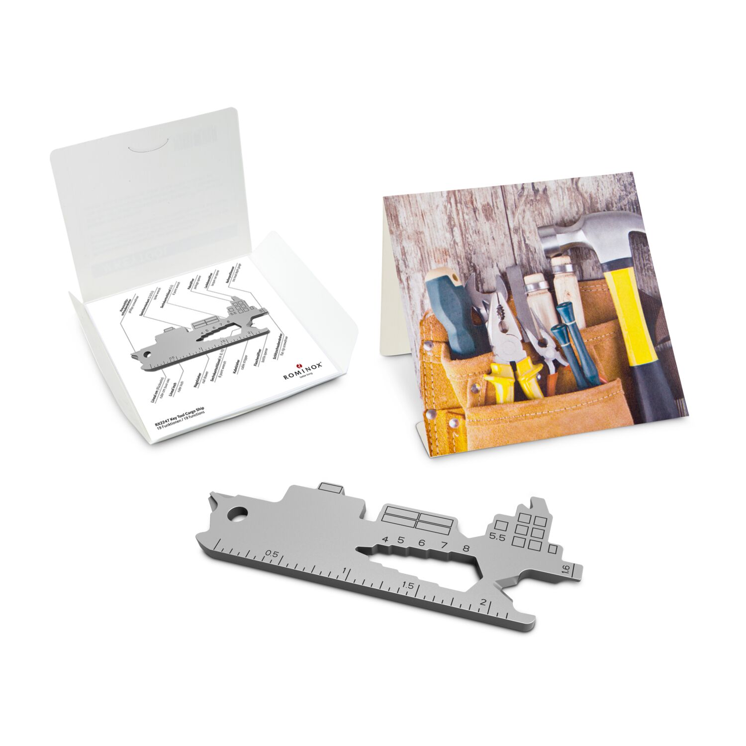 ROMINOX® Key Tool Cargo Ship (19 Funktionen) Werkzeug