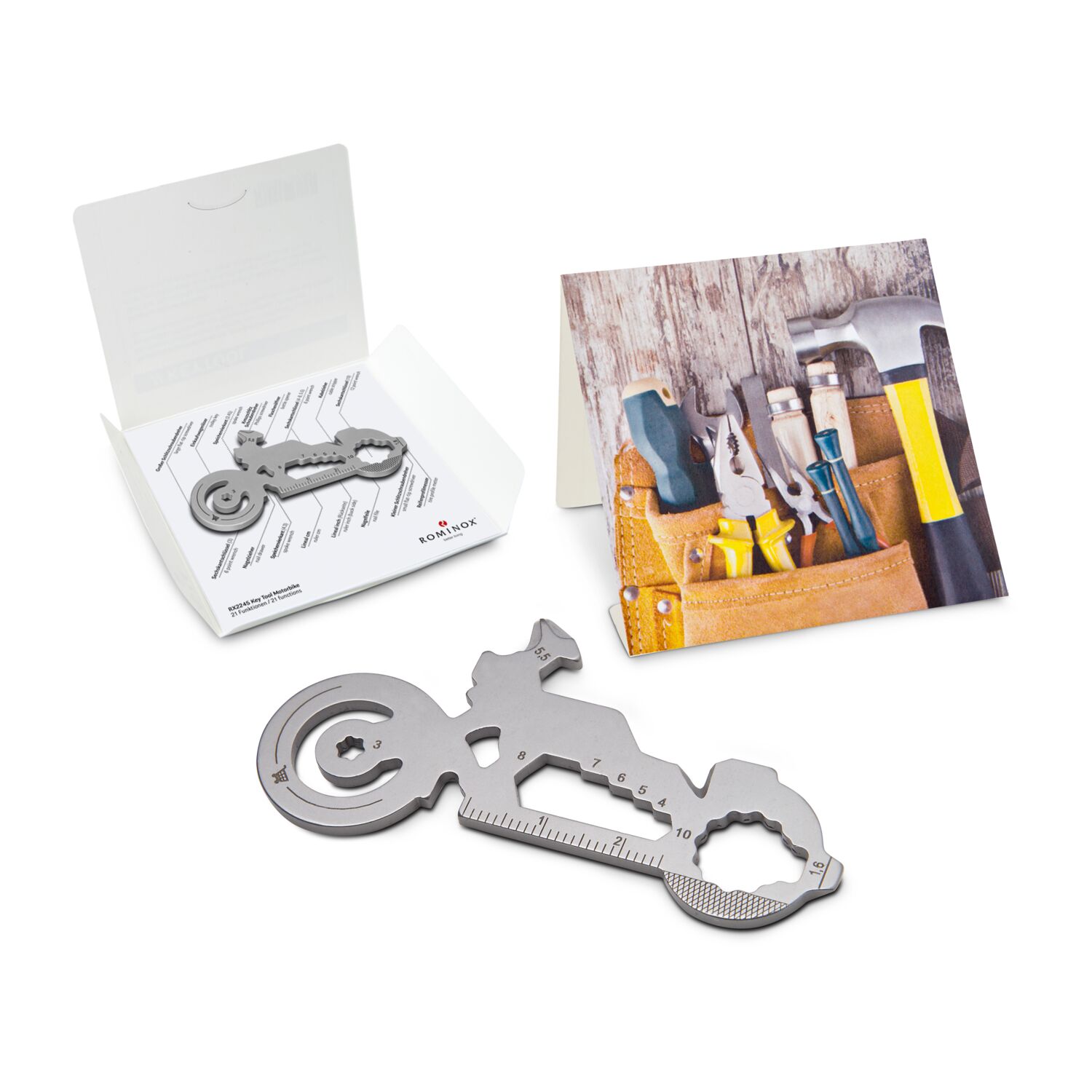ROMINOX® Key Tool Motorbike (21 Funktionen) Werkzeug