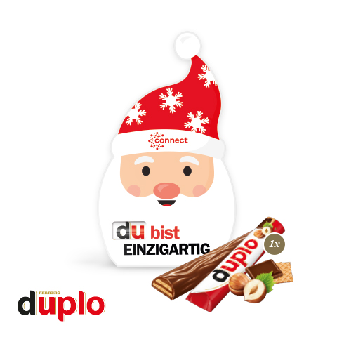 Werbekarte 'Santa' mit duplo
