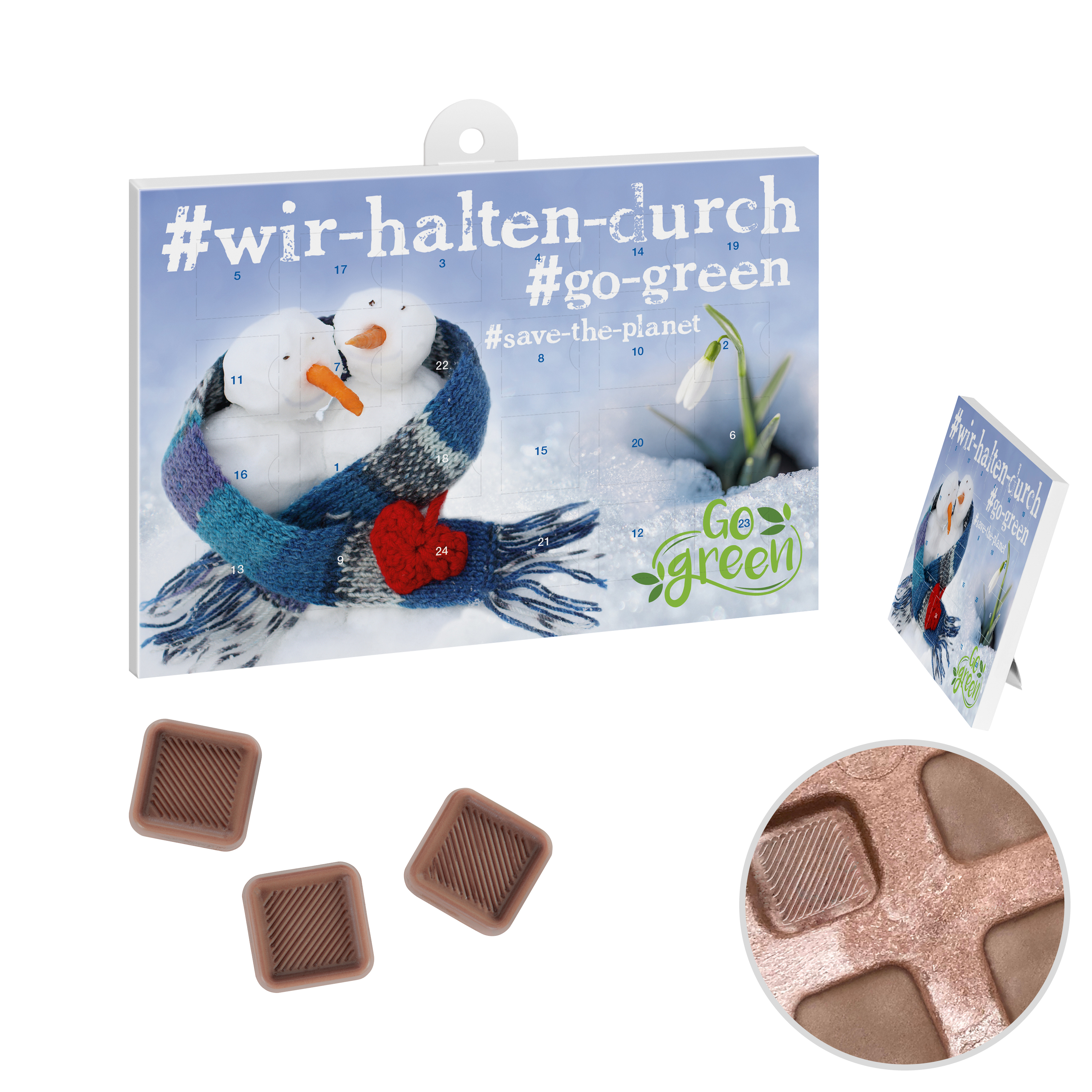 reinpapier® A5-Adventskalender INDIVIDUELL