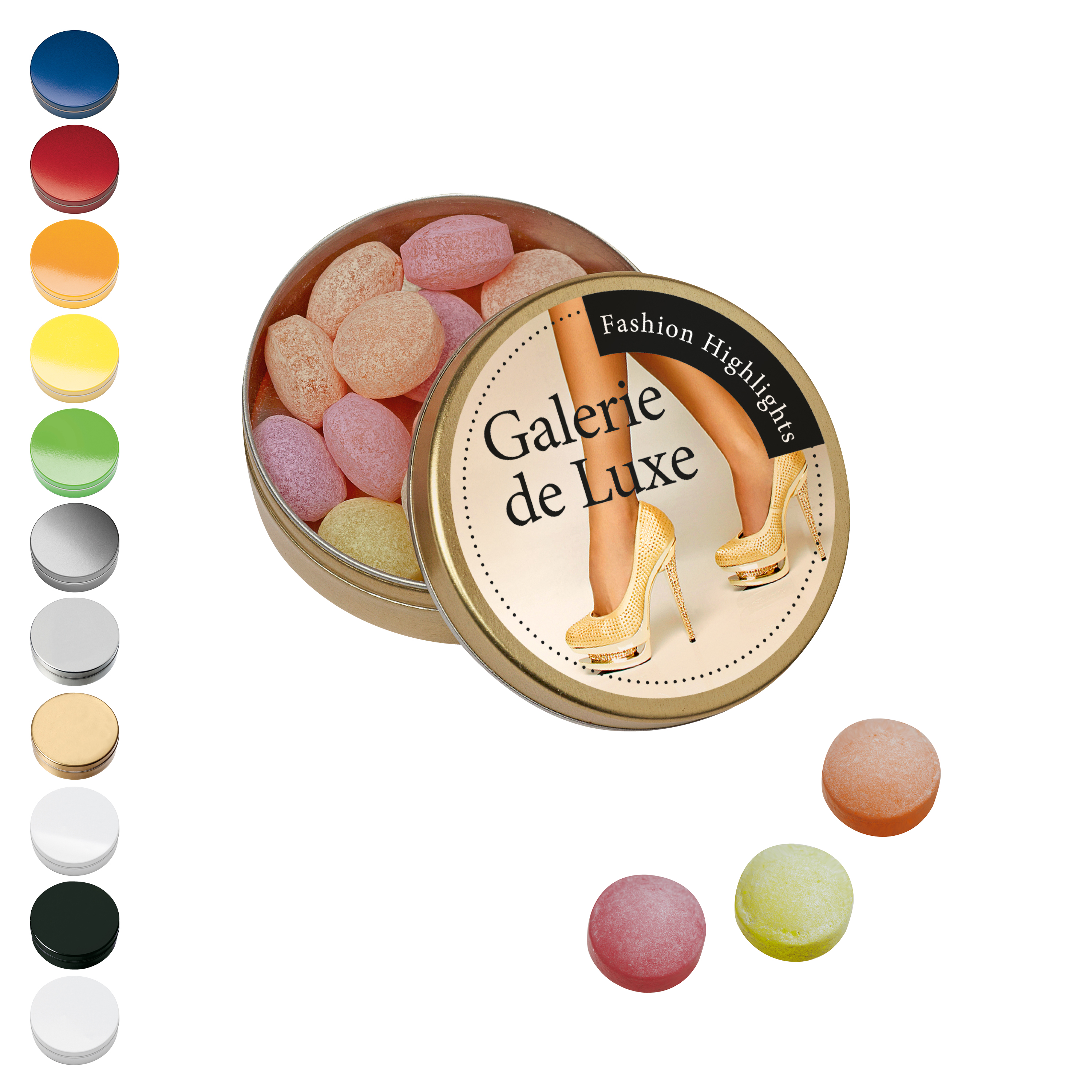 XS-Taschendose mit XS-Kalfany-Fruchtbonbons, 16g