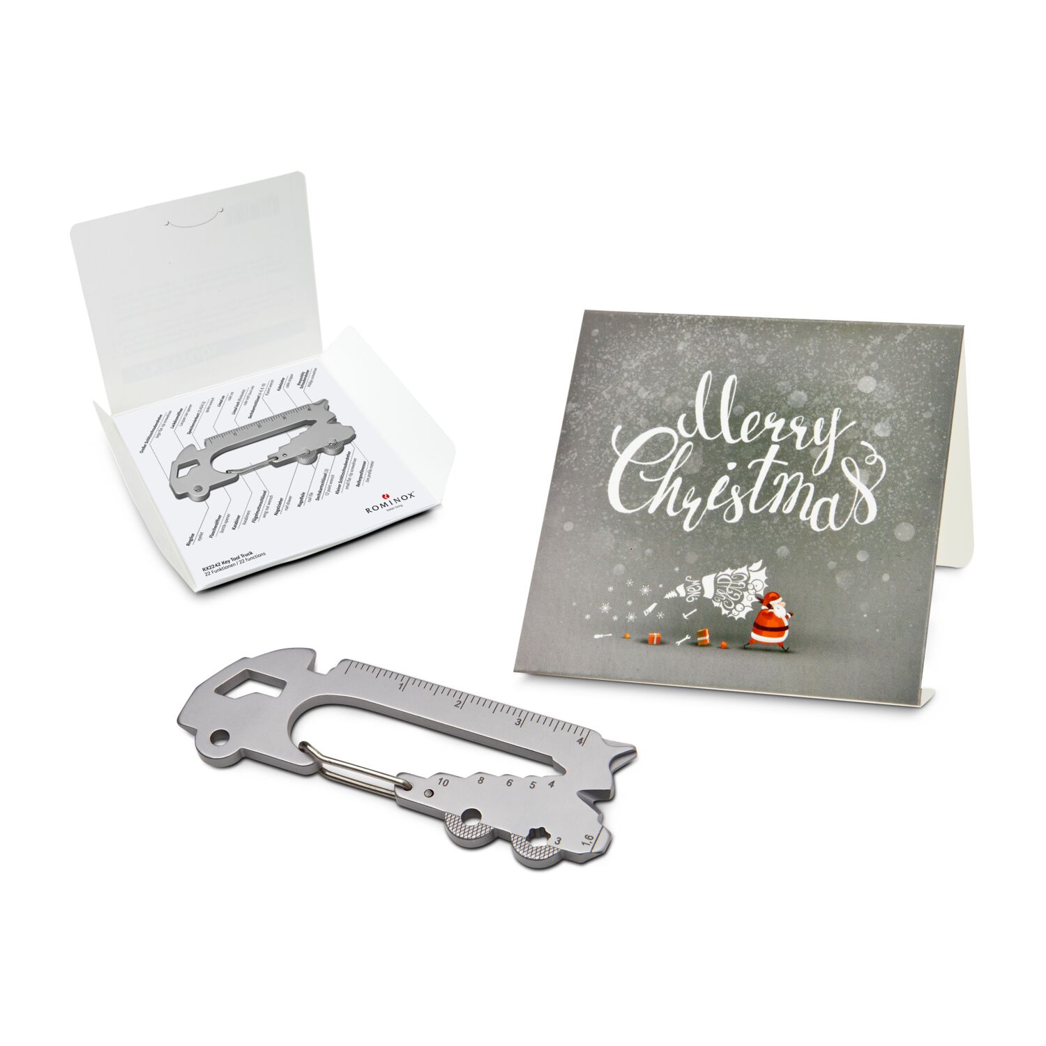 ROMINOX® Key Tool Truck (22 Funktionen) Merry Christmas