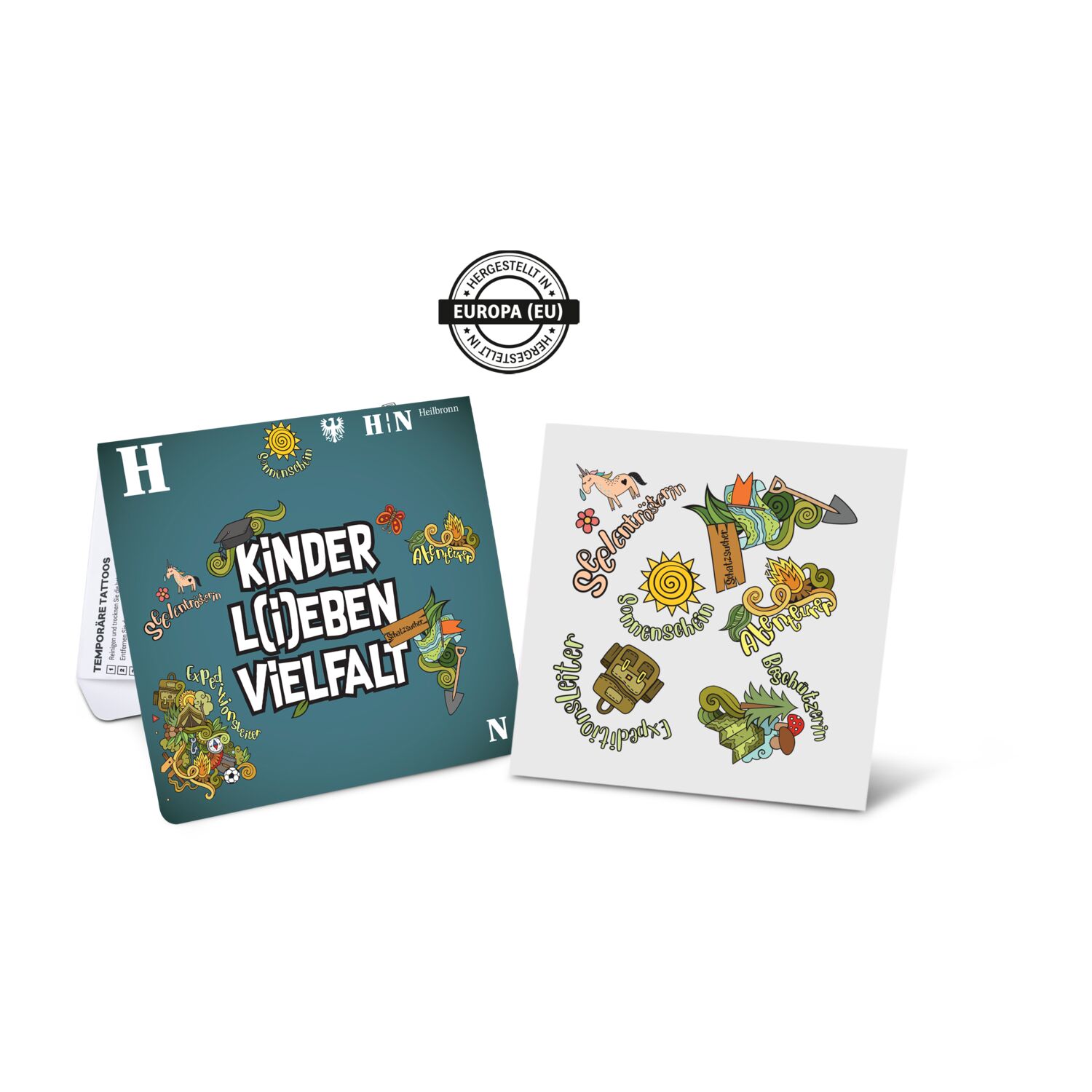 Individuelles Tattoo Mäppchen mit individuellen Tattoos