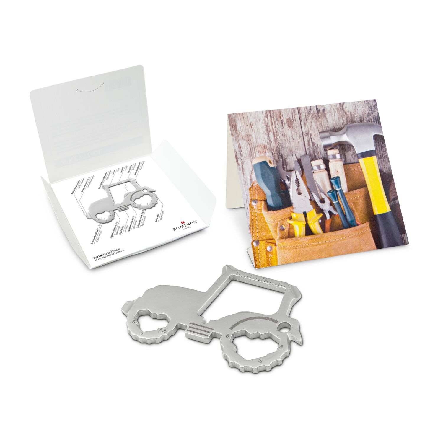 ROMINOX® Key Tool Tractor (18 Funktionen) Werkzeug