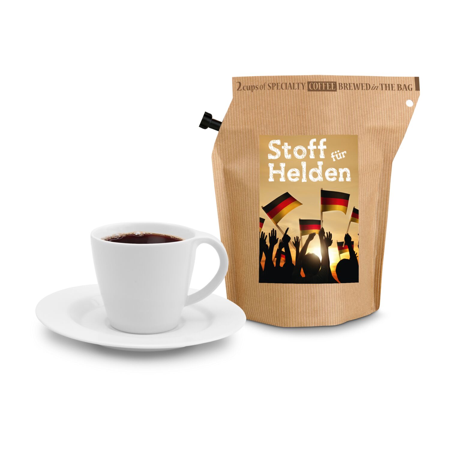 Geschenkartikel / Präsentartikel: Deutschland FAN-Kaffee