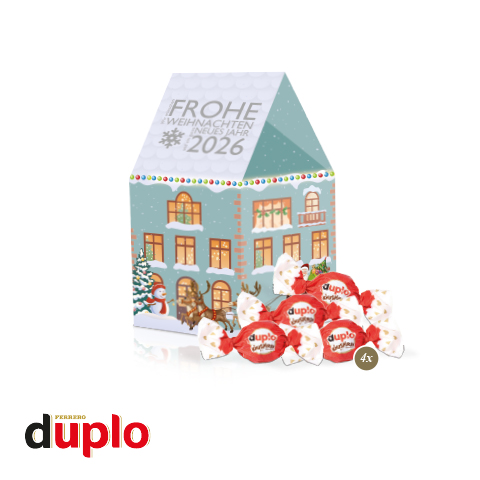 3D Präsent 'Haus' mit duplo Knusperlen