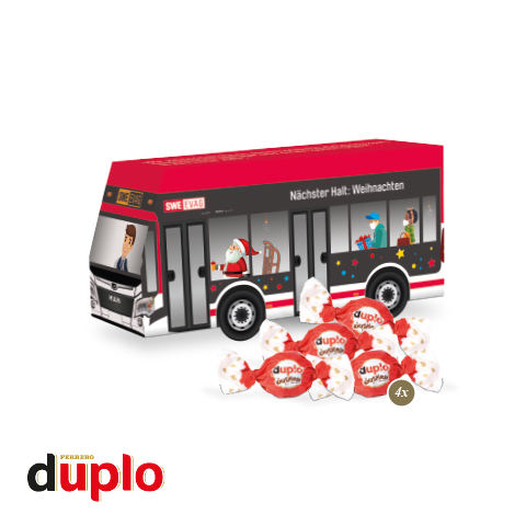 3D Präsent 'Bus' mit duplo Knusperlen