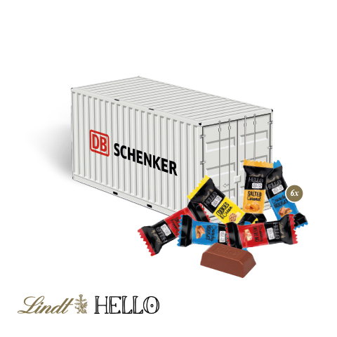 3D Präsent 'Container' mit Lindt HELLO