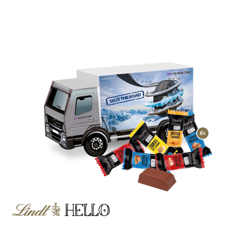 3D Präsent 'LKW' mit Lindt HELLO