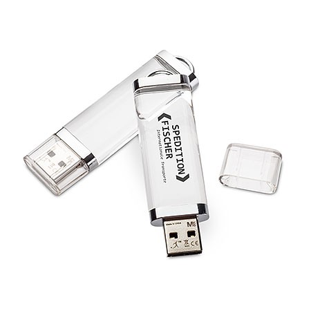 USB Stick Elegant Clear