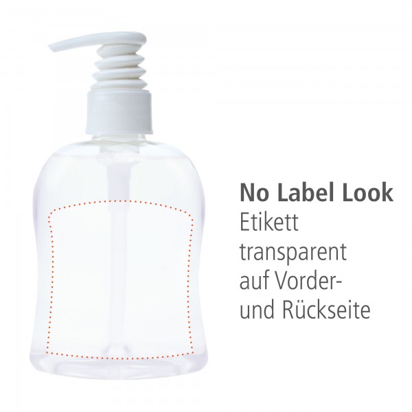 300 ml PET Spender transp. - Handbalsam Ingwer - Limette - No Label Look (VS &amp; RS)