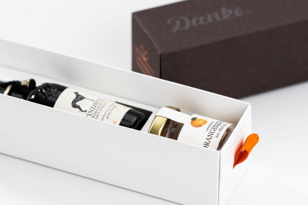 Individualisierbare All-in-One-Geschenkbox - Dankebox &quot;Gin aus der Vulkaneifel&quot;