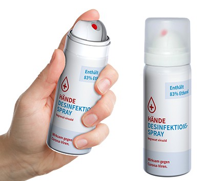 Hände-Desinfektionsspray