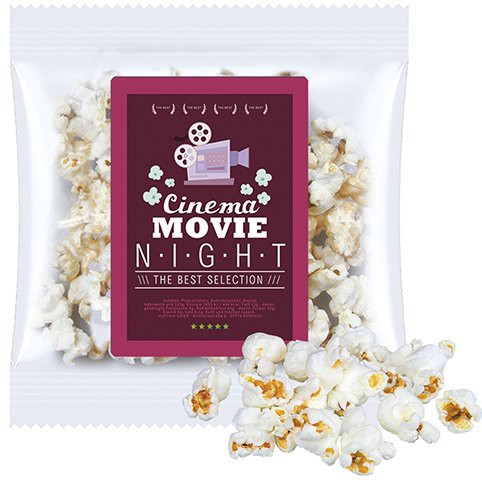 Popcorn süß, ca. 10g, Express Maxi-XL-Tüte mit Etikett