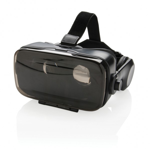VR-Brille mit integriertem Kopfhörer