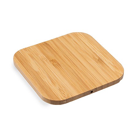 Wireless Charger Bamboo Square